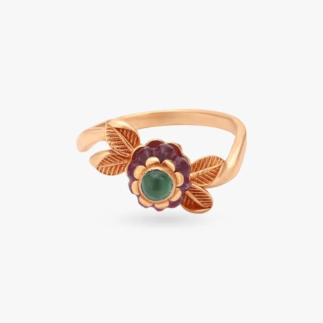 Bloom Bud Gold Ring